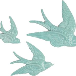 Sass & Belle Swallow Wall Decorations - Set of 3