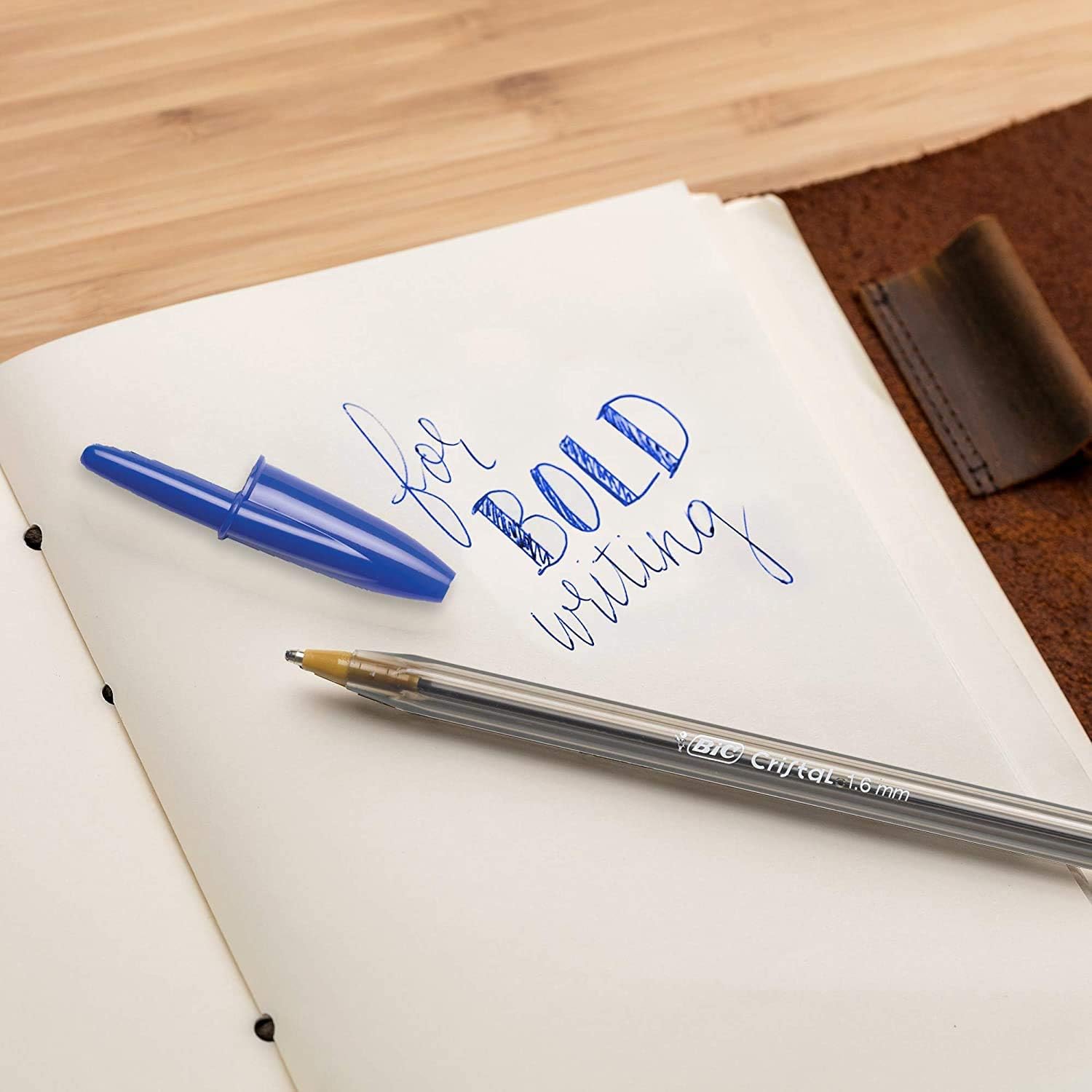 BIC Round Stic Xtra Life Ball Point Pen; Black 36 Pack - Image 2