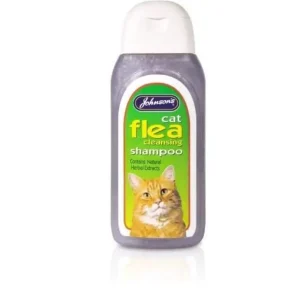 Johnsons Cat Flea Cleansing Shampoo 200ml