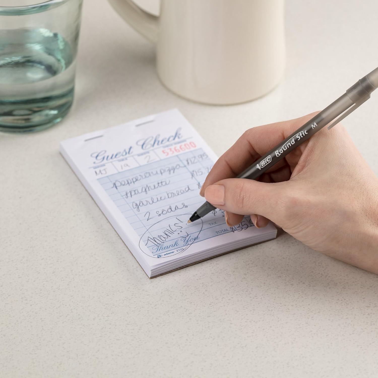 BIC Round Stic Xtra Life Ball Point Pen; Black 36 Pack - Image 3