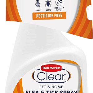 Bob Martin Clear Flea Repellent Spray for the Home and Cats - Controls Flea and Tick Infestations in the Household (300ml)