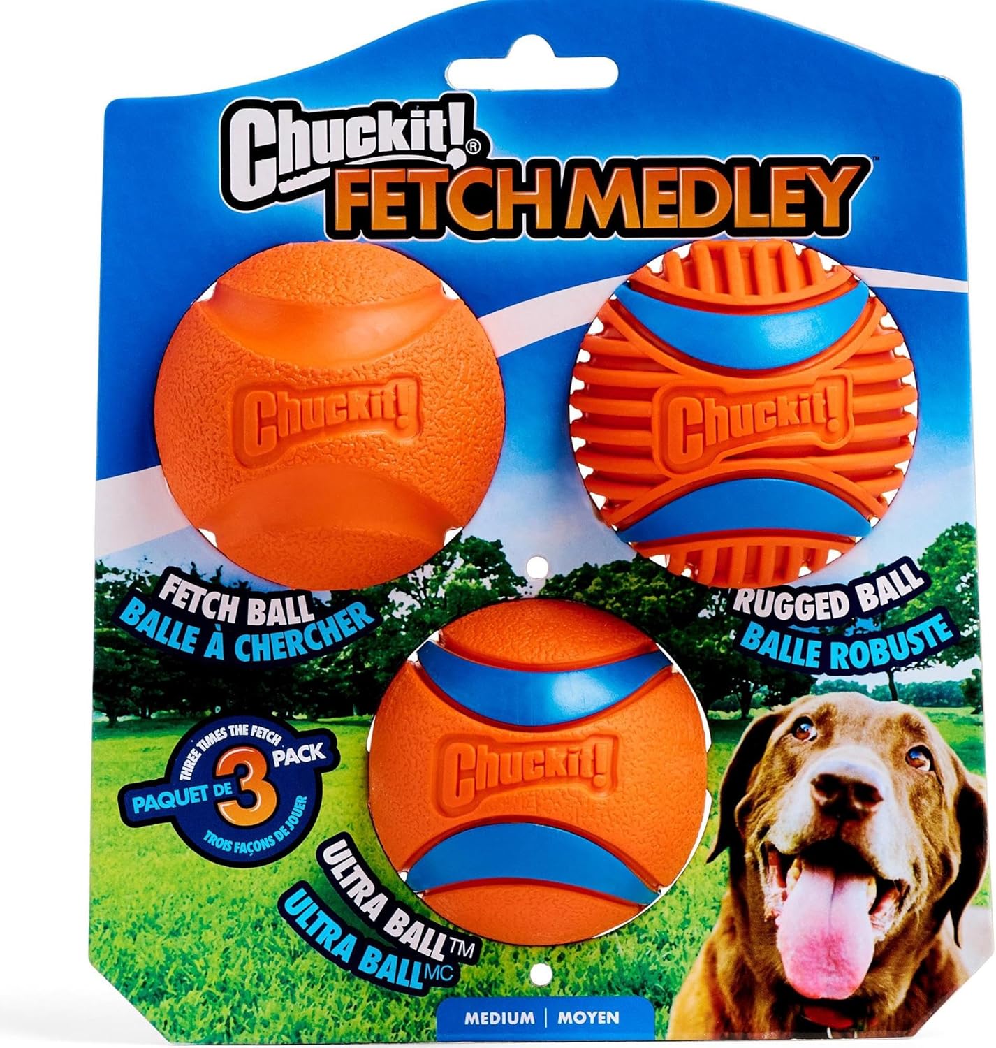 ChuckIt! Ultra Ball Dog Toy Ball Durable Rubber Dog Ball High Bounce Floating Chuck It Launcher Compatible Toy Balls, Small