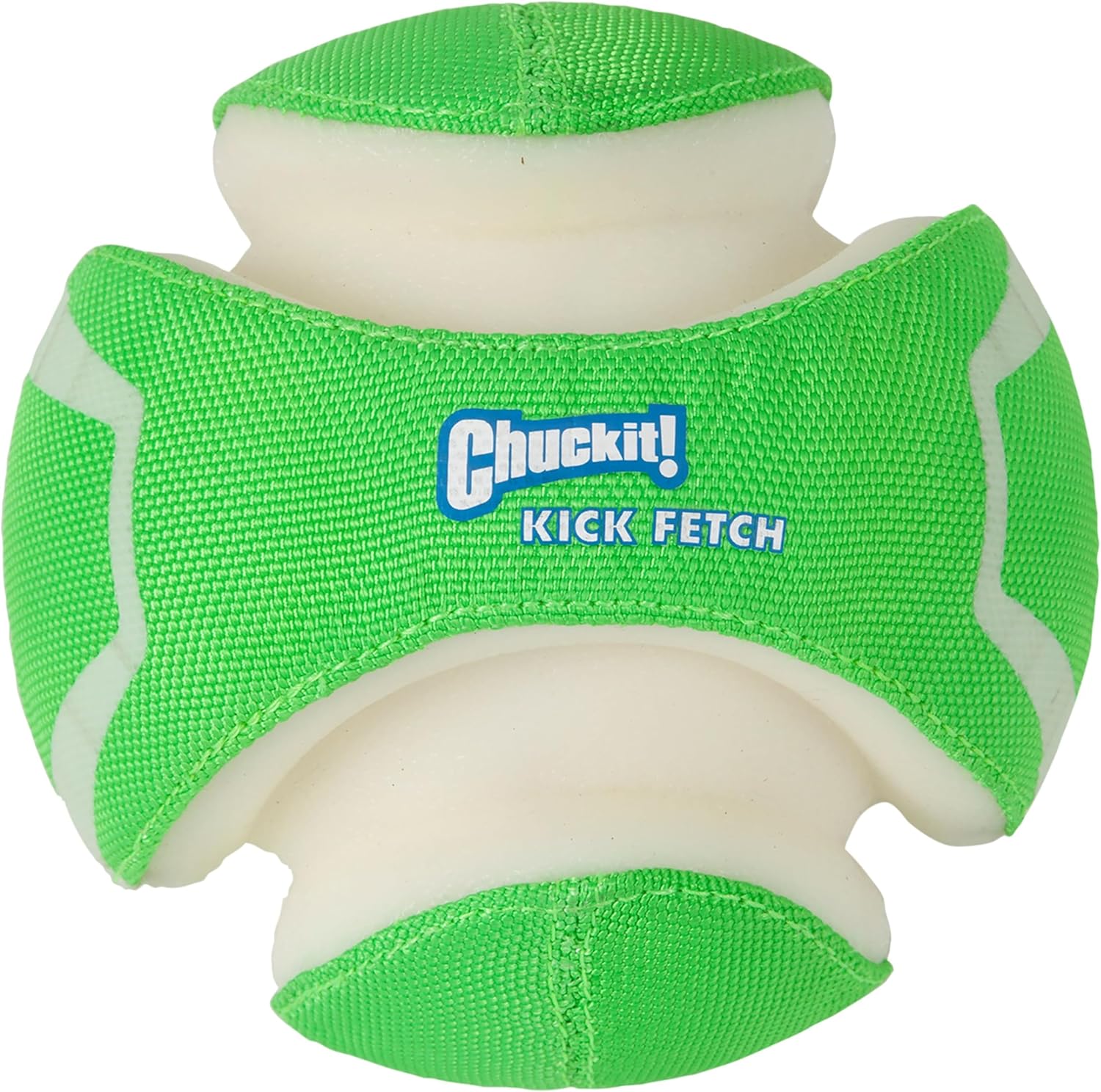 Chuckit! Kick Fetch Max Glow Interactive Rechargeable High Visibility Dog Toy Throw or Kick Toy for Dogs, Small