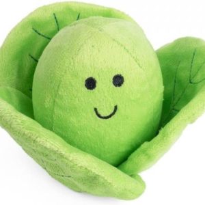 Petface Foodie Faces Fluffy Sprout Dog Toy
