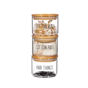 Sass & Belle Beauty Stacking Jars - Set Of 3