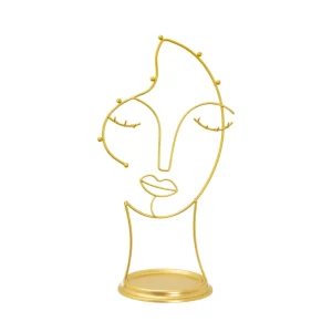 Sass & Belle Maya Wire Gold Jewellery Stand