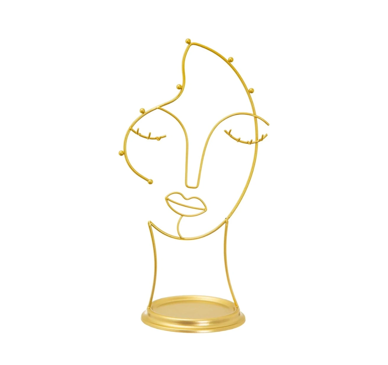 Sass & Belle Maya Wire Gold Jewellery Stand