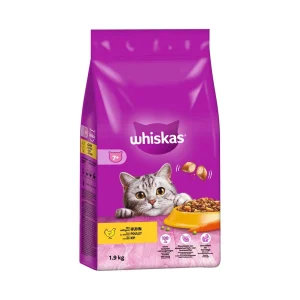 Whiskas 7+ Dry Senior Cat Food With Chicken, 1.9kg