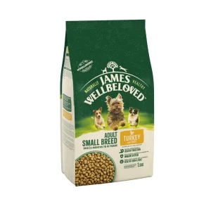 James Wellbeloved Adult Small Breed Turkey and Rice 1.5 kg Bag, Hypoallergenic Dry Dog Food