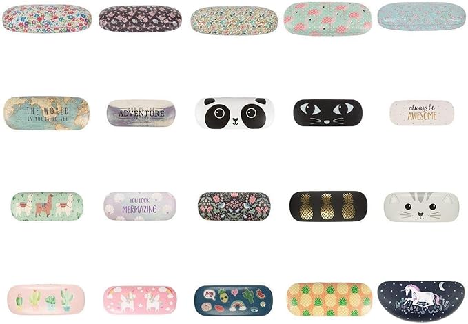 Sass & Belle Metallic Monochrome Awesome Glasses Case - Image 2